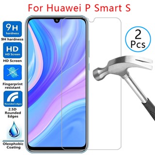 กระจกนิรภัยกันรอยหน้าจอ สําหรับ huawei p smart case cover on psmar smat samrt psmartts 360