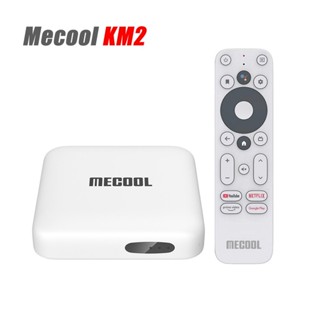 Mecool KM2 กล่องรับสัญญาณทีวี แอมโลจิก S905X2 Android 10.0 TV BOX DDR4 2GB 8GB SPDIF รองรับ 4K