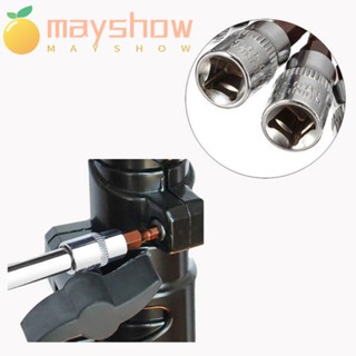 Mayshow ชุดดอกไขควงเมตริก S2 หกเหลี่ยม ทนทาน 1/4 นิ้ว สําหรับรถยนต์ 6 ชิ้น