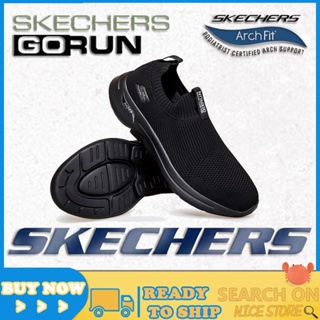 Skechers_go Run Arch-fit รองเท้าผ้าใบลําลอง ระบายอากาศ กันลื่น ทนต่อการเสียดสี สําหรับผู้ชาย เหมาะกับการวิ่ง ไซซ์ 36-48