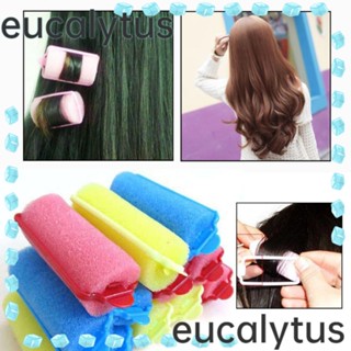 Eucalytus1 โรลม้วนผม โฟมฟองน้ํา สําหรับทําผมหน้าม้า DIY