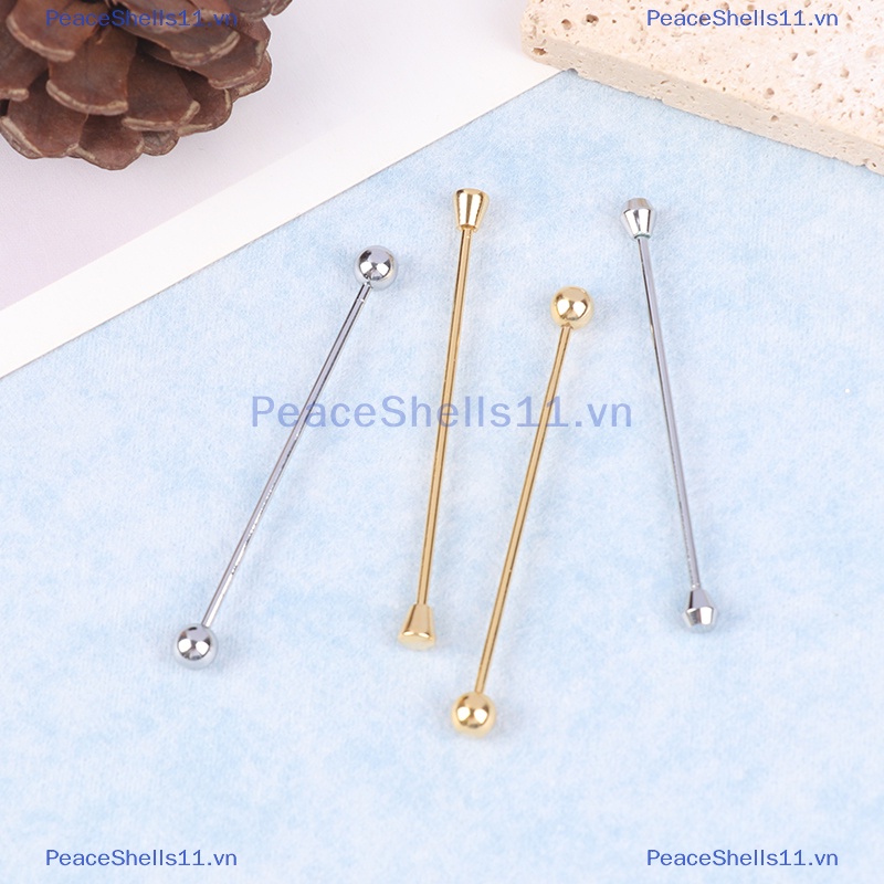 Peaceshells ใหม่โลหะ Tie collar bar Pin Tie Pin ปก PIN และเข็มกลัดสําหรับผู้ชายเข็มกลัดเครื่องประดับ