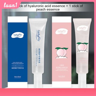 ครีมทามือ Luckyfine Peach Hyaluronic Acid Essence ให้ความชุ่มชื้นมอยซ์เจอไรเซอร์ครีมทามือไวท์เทนนิ่งให้ความชุ่มชื้น