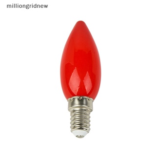 [milliongridnew] หลอดไฟ led E12 E14 สีแดง สําหรับตกแต่งบูชาพระพุทธรูป 1 ชิ้น WQL