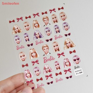 [Smileofen] สติกเกอร์ ลายการ์ตูนบาร์บี้น่ารัก กันน้ํา เหมาะกับของขวัญ สไตล์เจ้าหญิง แฟชั่นสําหรับผู้หญิง DIY