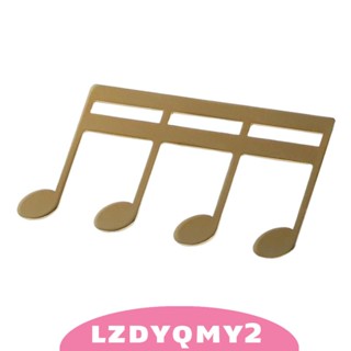 [Lzdyqmy2] คลิปหนีบกระดาษโน้ตเพลง คีย์บอร์ด แบบโลหะ