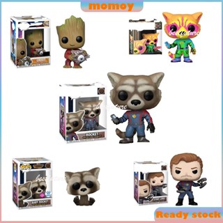 ใหม่ FUNKO POP ฟิกเกอร์ Avengers Guardians of The Galaxy Vol.3 Groot Baby Rocket Star Lord ของเล่น ของขวัญ สําหรับเด็ก