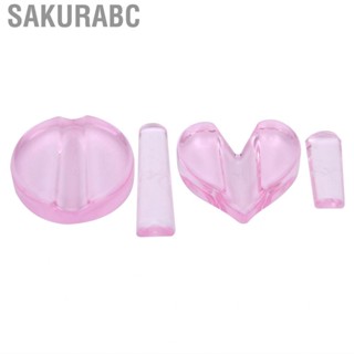 Sakurabc Nail Metal Curve Making Mold Slice Embossed Safe For Creating