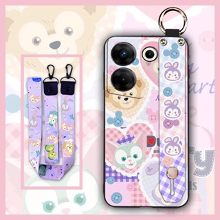 ring Cartoon Phone Case For Tecno Camon20 Pro 5G/CK8n Silicone Lanyard Soft case Durable Shockproof Kickstand Anti-knock