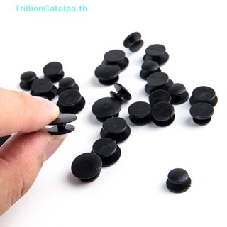 Trillioncatalpa กระดุมสีดํา สําหรับตกแต่งรองเท้า DIY 25 ชิ้น