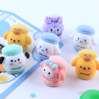 ღ Sanrio Kawaii Patch Material Color Macaron 3d Resin Patch Creative Resin DIY Phone Case Decor เครื่องประดับอุปกรณ์เสริม