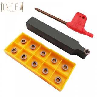 【ONCEMOREAGAIN】High Quality 16mm Shank Tool Holder with RPMT08T2 Carbide Inserts and T15 Wrench