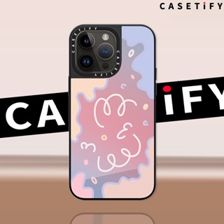 Casetify เคสโทรศัพท์มือถือกระจก ลายก้อนเมฆ ไล่โทนสี สําหรับ iPhone14ProMax iP13Pro 13 iPhone11 12Promax 13Promax 12 13 14