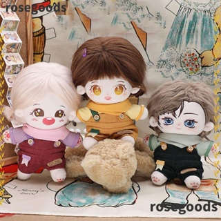 Rosegoods1 ชุดเสื้อผ้าตุ๊กตา กางเกงขายาว ผ้าฝ้าย 20 ซม. อุปกรณ์เสริม สําหรับตุ๊กตา 1 ชุด