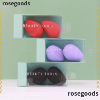 Rosegoods1 พัฟฟองน้ําแต่งหน้า รูปไข่ เพื่อความงาม สุขภาพดี