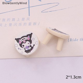 Blowgentlywind เก้าอี้ทรงกลม ขนาดเล็ก สําหรับตกแต่งบ้านตุ๊กตา 5 ชิ้น ต่อล็อต BGW