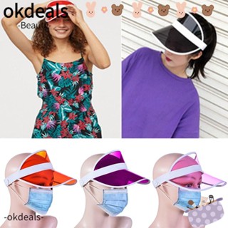 Okdeals หมวกเบสบอลเปล่า สีใส เหมาะกับฤดูร้อน อุปกรณ์เสริม สําหรับเล่นกีฬา