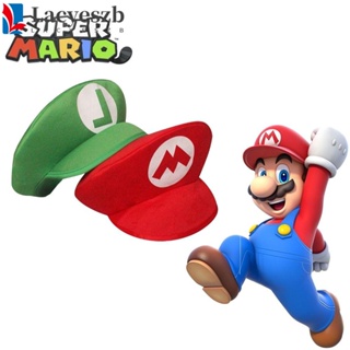 Lacyeszb Super Mario หมวกสร้างสรรค์ตลกคอสเพลย์อุปกรณ์ประกอบฉากหมวกการ์ตูนเครื่องแต่งกายสําหรับผู้หญิงอะนิเมะหมวก