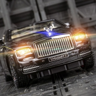 โมเดลรถยนต์ 1: 32 Rolls-Royce Phantom โลหะผสม หรูหรา 4 ประตู ของเล่นสําหรับเด็ก