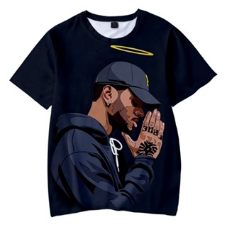 เสื้อยืด พิมพ์ลาย Bryson Tiller สไตล์ฮาราจูกุ สตรีท อเมริกัน สําหรับผู้ชาย 2022