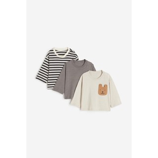 H&amp;M  Boy 3-pack cotton jersey tops 1188233_1