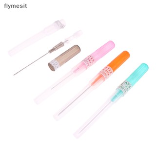 Flymesit อุปกรณ์สักร่างกาย จมูก หู แบบใช้แล้วทิ้ง 14G 16G 18G 20G EN 3 ชิ้น ต่อล็อต