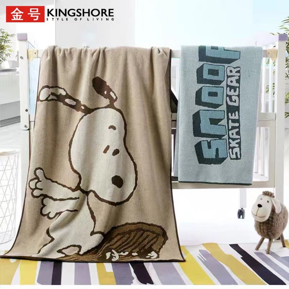 [Snoopy]ผ้าเช็ดตัวผ้าฝ้ายแท้ SN3047[SH] ราคา ถูกที่สุด ดีลบีเคเค แกลเลอรีภาพที่ 3