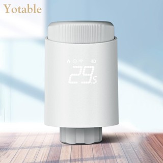 [Yotable.th] Tuya Zigbee TRV เทอร์โมสตัทวาล์วหม้อน้ําอัจฉริยะ ตั้งโปรแกรมได้ สําหรับบ้าน