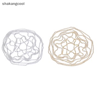 Shakangcool ที่คาดศีรษะ ตาข่าย ประดับคริสตัล พลอยเทียม 1 ชิ้น SGL