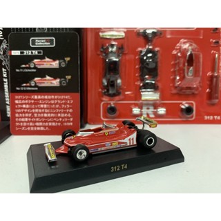 โมเดลรถยนต์ Kyosho 1:64 Ferrari 312 T4 Villeneuve No. โมเดลรถยนต์อัลลอย 12 1979 Formula 1 ของเล่นสําหรับเด็ก