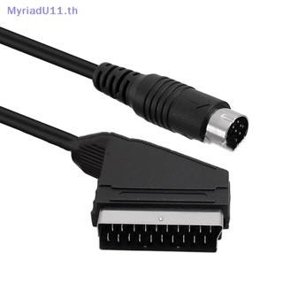 Myriadu สายเคเบิลเชื่อมต่อวิดีโอ RGB AV 20 Pin 1.8 ม. 5.9 ฟุต สําหรับเกมคอนโซล sega saturn