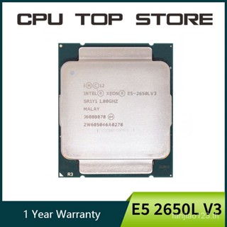 เมนบอร์ด INTEL XEON E5 2650L V3 CPU Processor E5 2650LV3 1.8GHz 12-Core LGA 2011-3 สําหรับ X99