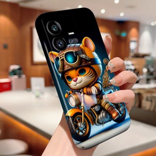 เคสโทรศัพท์มือถือแบบแข็ง กันกระแทก กันรอยกล้อง ลายแมว สําหรับ Vivo V23 V25 Pro X50 X60 X70 X80 X90 Pro