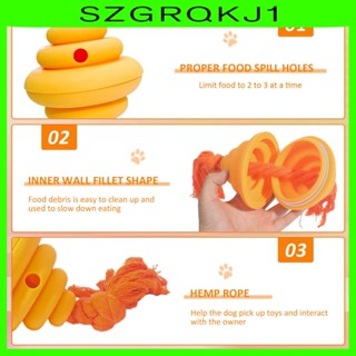 [szgrqkj1] ของเล่นลูกบอล รักษาอาหารรั่วไหล สําหรับสัตว์เลี้ยง สุนัข