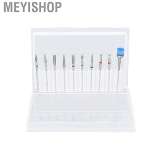 Meyishop Nail Drill Bit Set 10PCS Professional Polishing Manicure Finger Dead Skin