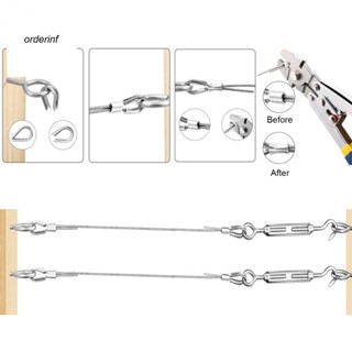Or_ ตัวปรับความตึงสายลวด สเตนเลส เชื่อถือได้ แข็งแรง เชื่อถือได้ สําหรับแขวนตกแต่งสวน