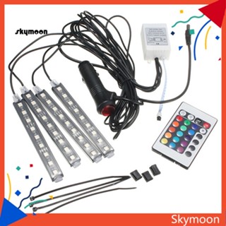 Skym* สายไฟ LED หลากสี สําหรับตกแต่งภายในรถยนต์