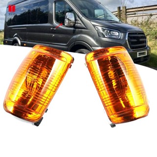 ฝาครอบไฟเลี้ยวกระจกมองข้าง 1 คู่ สําหรับอะไหล่ 2015-Up FORD TRANSIT 150 250 350HD