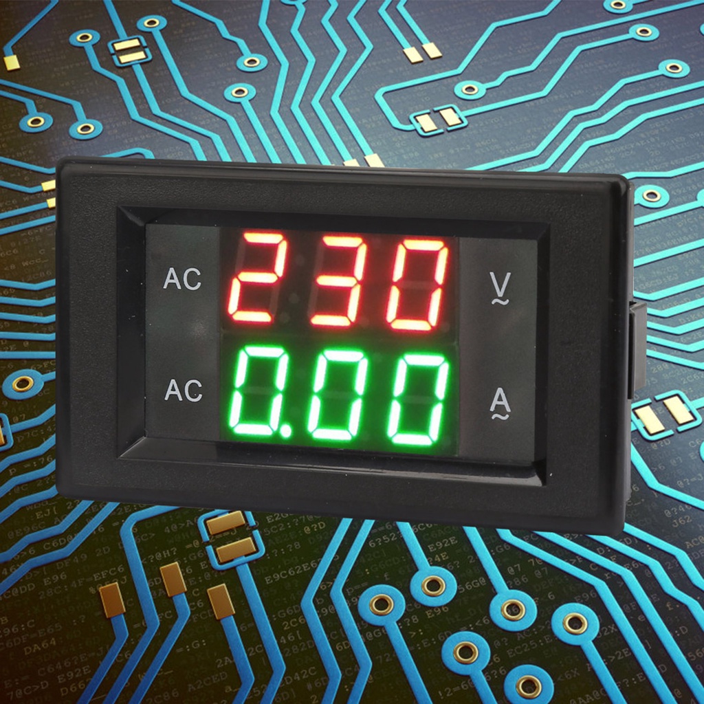 Youpin YB4835VA จอแสดงผลดิจิตอล AC 500V/50A LED แอมแปร์มิเตอร์โวลต์มิเตอร์