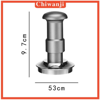 [Chiwanji] แทมเปอร์กดเอสเปรสโซ่ ด้ามจับอลูมิเนียมอัลลอย ฐานแบน สําหรับบาริสต้า กาแฟ เอสเปรสโซ่