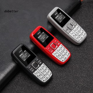 &lt;Dobetter&gt; โทรศัพท์มือถือปุ่มกดภาษาอังกฤษ ขนาดเล็ก สําหรับผู้สูงอายุ GSM Quad Band Pocket Keypad Phone Dual-Cards Dual Standby