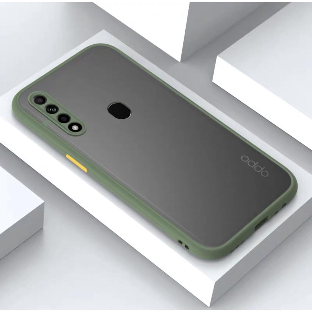 เคส OPPO A31 สำหรับออปโป้ ขอบสีผิวด้าน กันกระแทก นิ่ม TPU Case