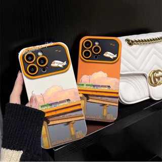 เคสมือถือ แบบนิ่ม ลายเส้นเครื่องบิน สําหรับ Apple 14 Pro Max Iphone 13 Pro 12 11 7p FH9H