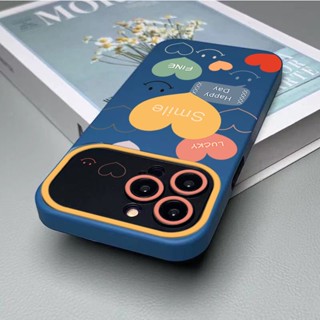เคสมือถือ แบบนิ่ม ลายหน้ายิ้ม สําหรับ Apple 14 Pro Max Iphone 13 Pro 12 11 7p