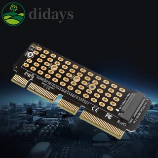 อะแดปเตอร์การ์ด M2 NVME M.2 M-Key SSD เป็น PCIE4.0 สําหรับ 2230-2280 SSD [Didays.th]