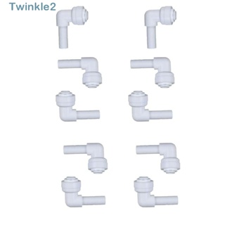 Twinkle ข้อต่อท่อน้ํา POM 90 องศา สีขาว 10 ชิ้น