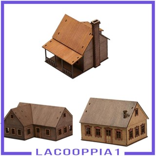 [Lacooppia1] โมเดลบ้านไม้ปริศนา ฉากสถาปัตยกรรม 1:72 แบบประกอบเอง DIY อุปกรณ์เสริม สําหรับโต๊ะทราย ฉากไดโอราม่า