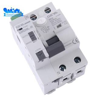 Geya GRD9L-R RCCB อุปกรณ์เบรกเกอร์วงจรปิดอัตโนมัติ 2P 40A 30MA 100MA 300MA RCD AC Type