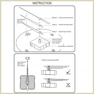 ชุดเข็มนาฬิกาแขวนผนัง เข็มทิศ เข็มทิศ เข็มทิศ เข็มนาฬิกา สําหรับซ่อมตกแต่งบ้าน DIY