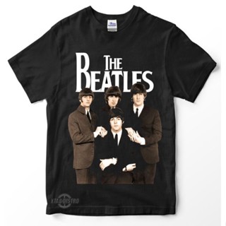 เสื้อยืดแขนสั้นเสื้อยืดพรีเมี่ยมเสื้อยืด พิมพ์ลายวง the beatles 8th OBLADI OBLADA พรีเมี่ยมS-5XL